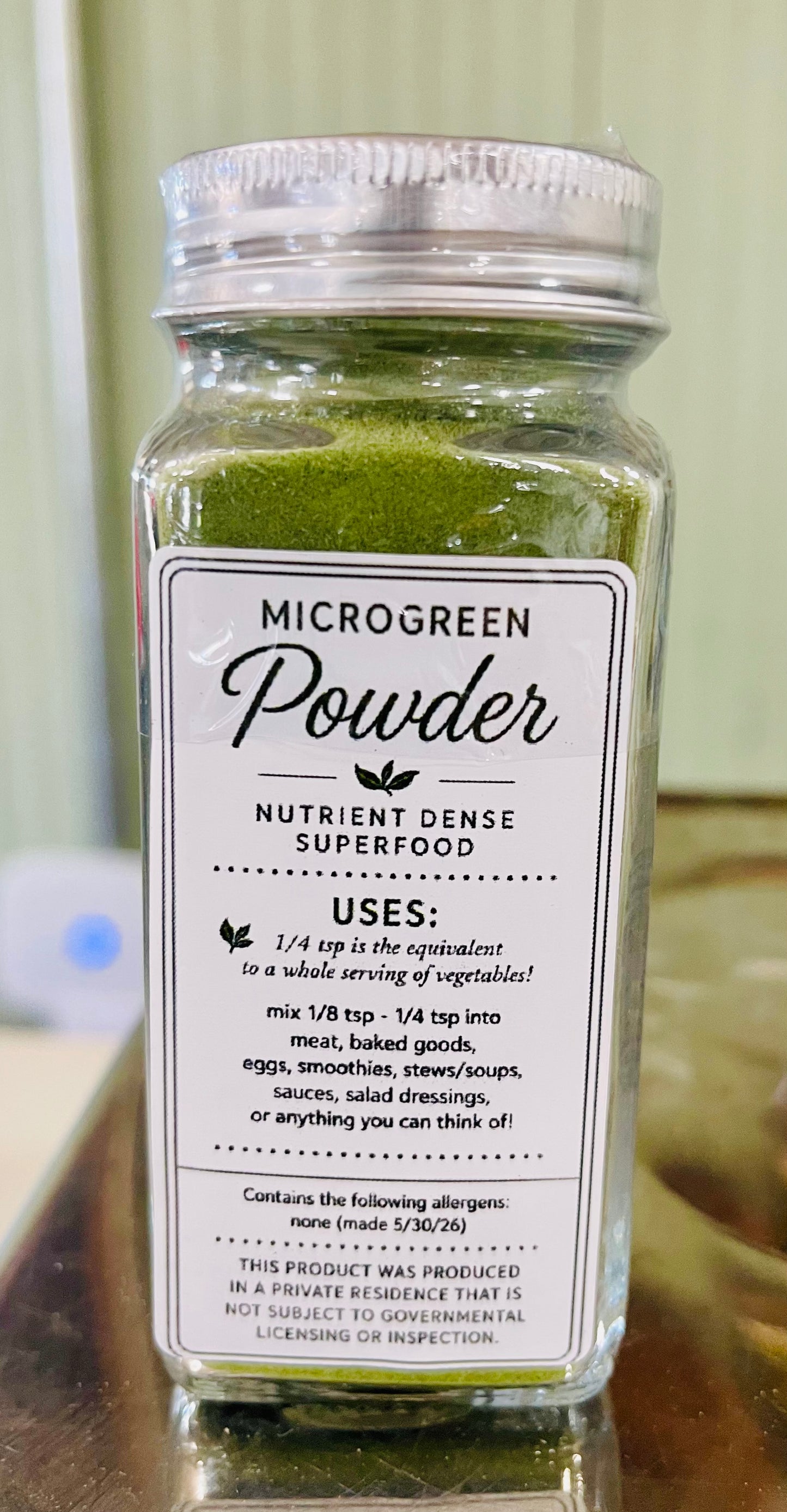 Microgreens salt
