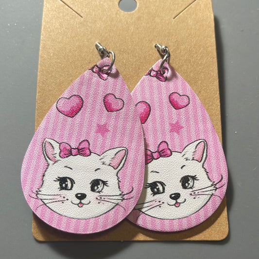 Kitten earrings/**sale price!**