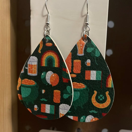 Saint Patrick’s/Ireland earrings/**sale price!**