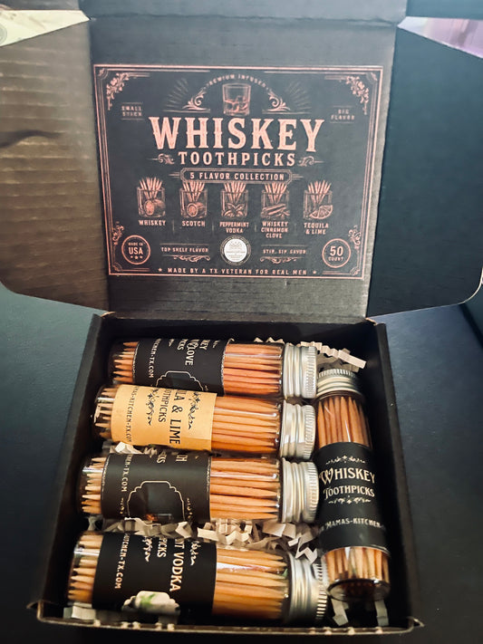 Whiskey toothpick SET