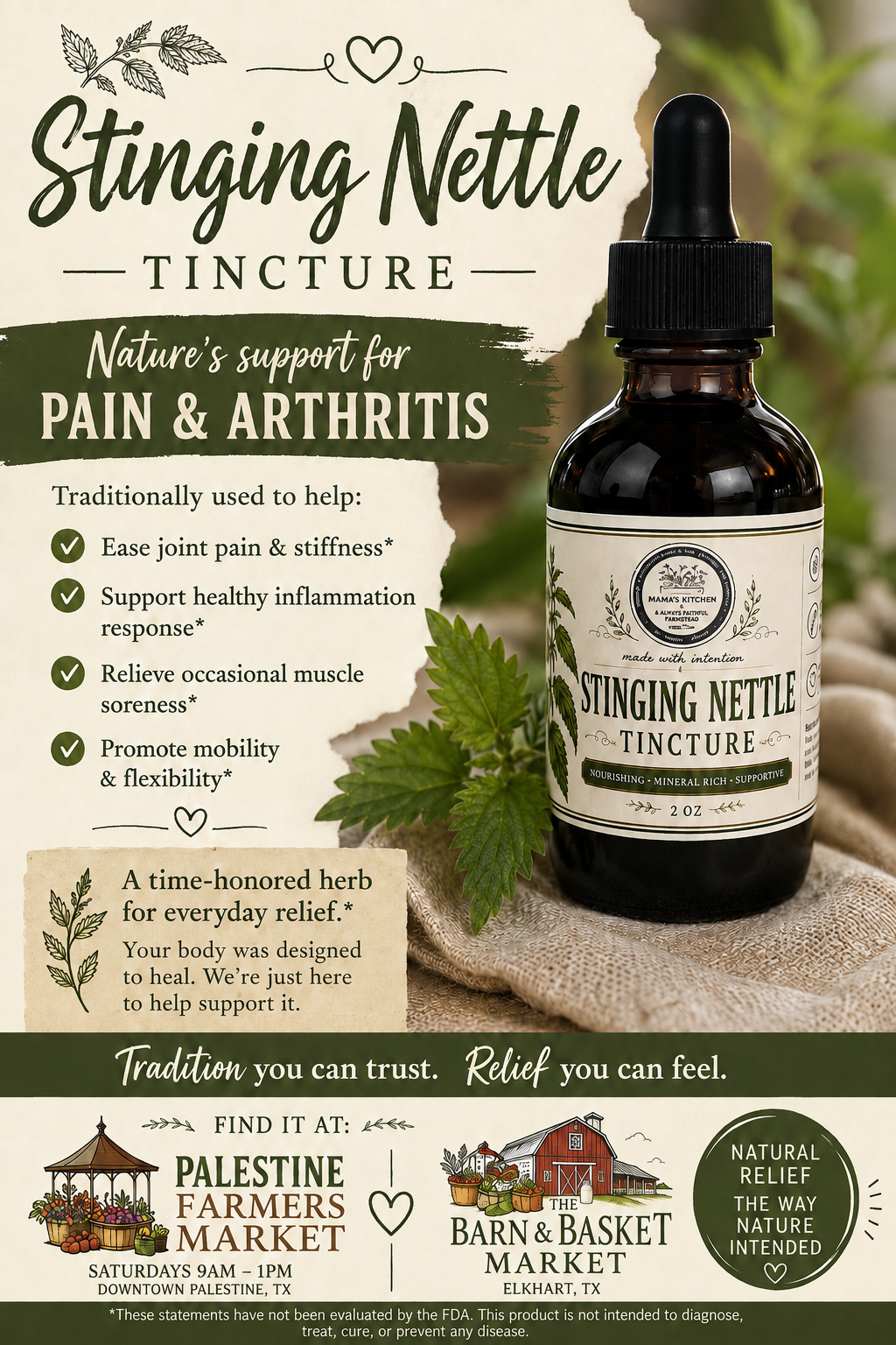 Stinging nettle tincture