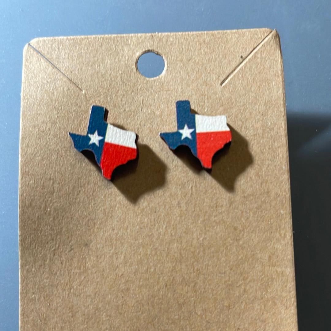 Texas flag studs