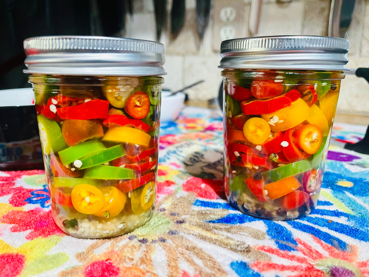 Pickled Jalapenos with a Surprise!