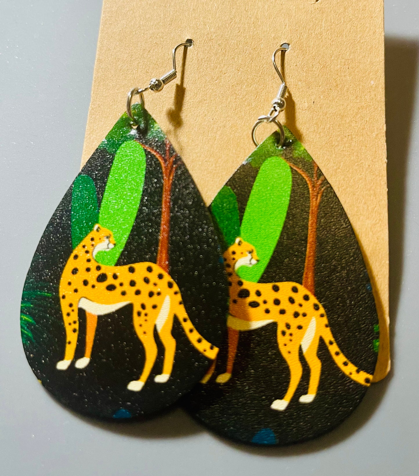 Cheetah earrings/**sale price!**