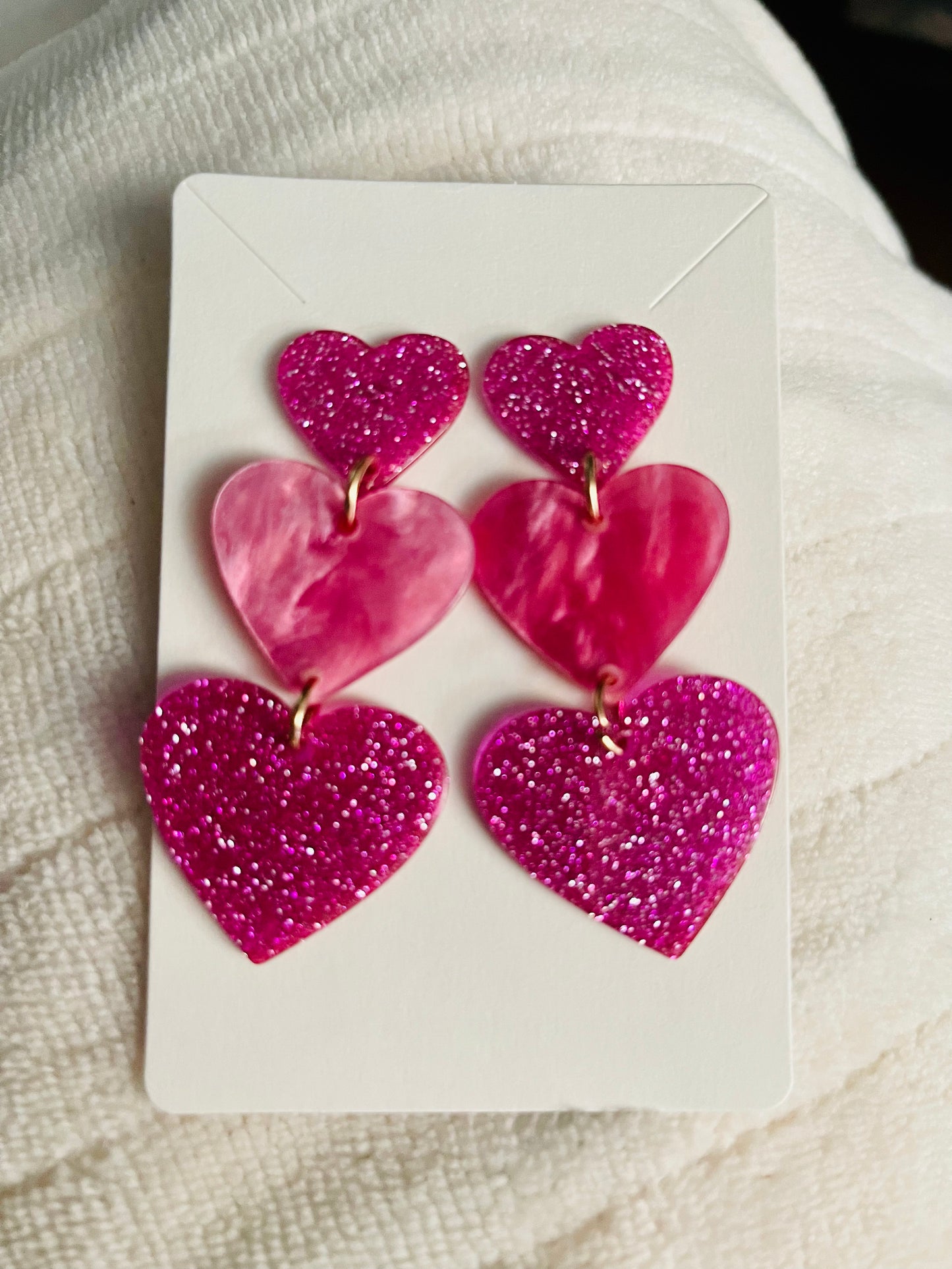 Triple pink hearts