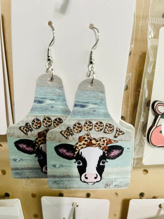 Moody Cow Tag/**sale price!**