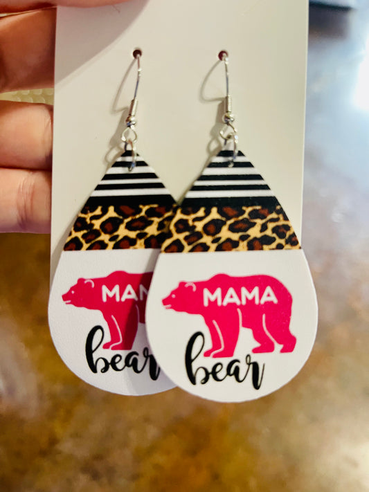 Mama Bear leopard/strip/**sale price!**